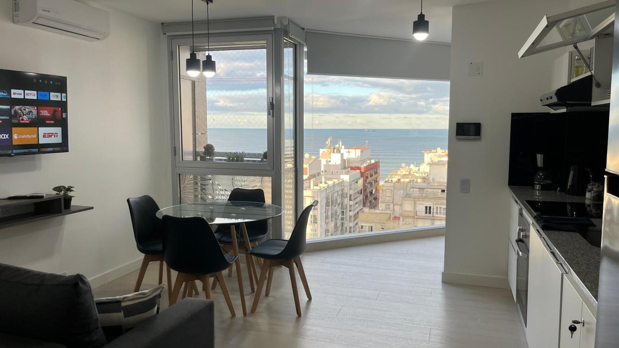 Excelente! Vista Al Mar Con Cochera Y Amenities Gimnasio, Play Y Pileta No Climatizada Apartment